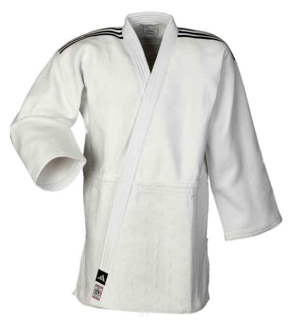 ADIDAS CHAMPION III IJF Judojacke / Regulärer Schnitt / Weiß