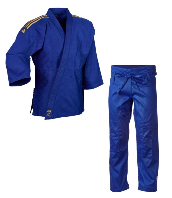 ADIDAS Judoanzug J350 Blau/Gold Kids & Juniors