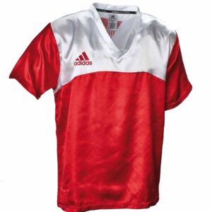 ADIDAS Kickbox-Shirt rot/weiß