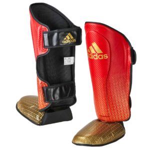 ADIDAS Schienbeinschoner Kickboxen rot/gold