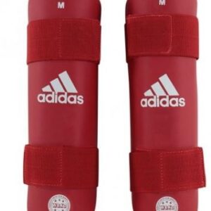 ADIDAS Schienbeinschutz rot WAKO