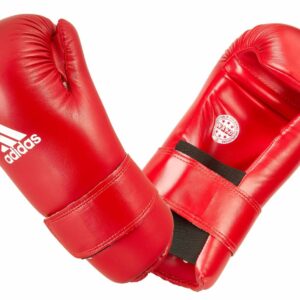 ADIDAS Semi Contact Boxhandschuhe Kickboxen WAKO - Rot