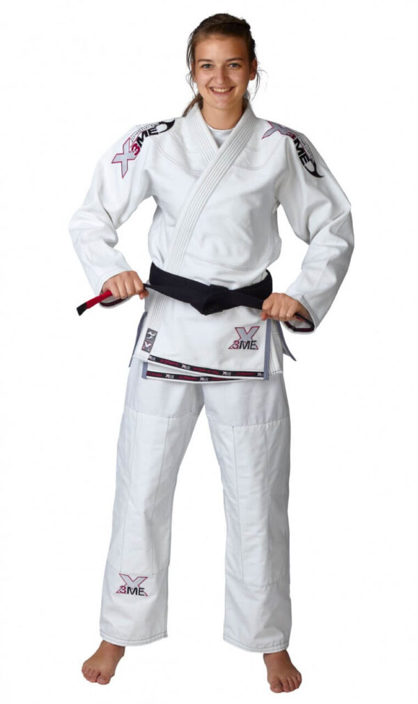 Amazona Frauen BJJ Gi EXTREME 2.0 white/pink