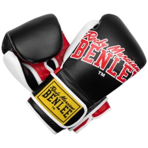 BENLEE Boxhandschuhe Leder LOOP Schwarz-Rot