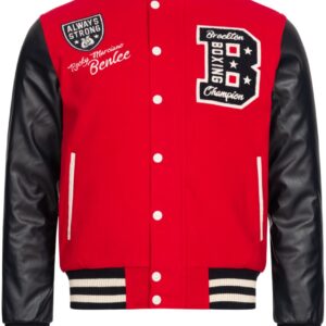 BENLEE Herren College Jacke NEWARK rot