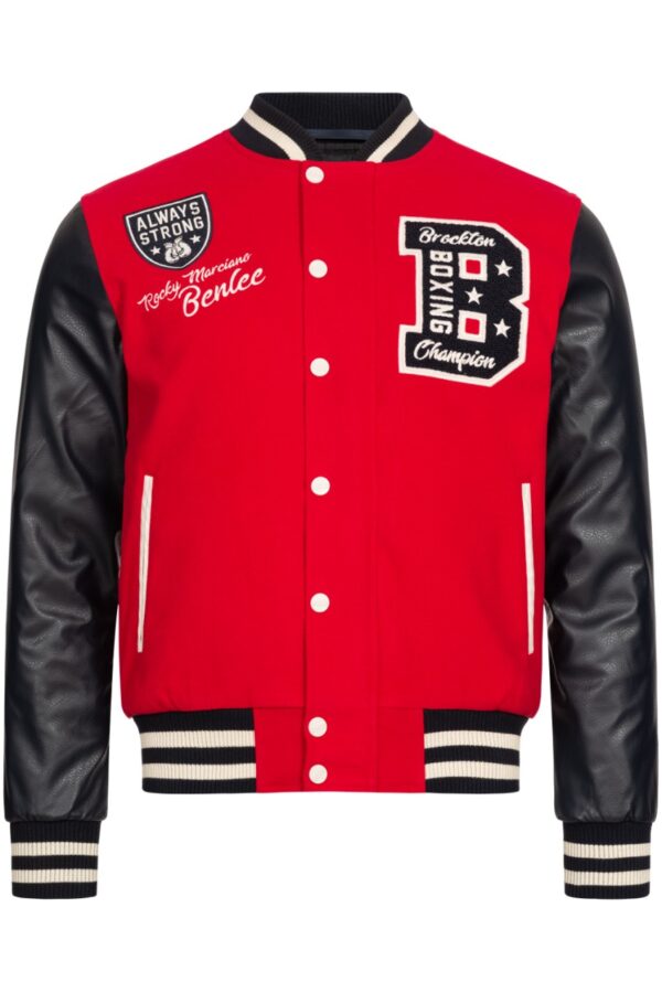 BENLEE Herren College Jacke NEWARK rot