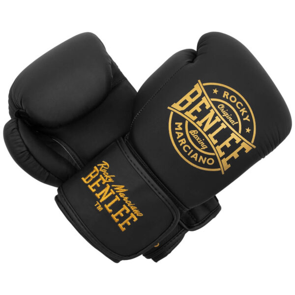 BENLEE Leder Boxhandschuhe Wakefield Black / Gold