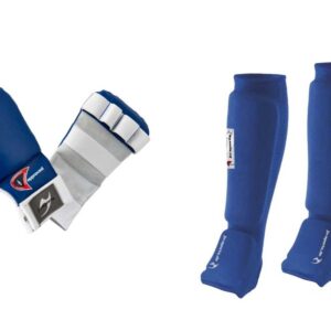 Ju-Jutsu Hand- und Fußschutz Set blau