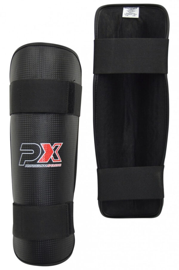 Kickbox Schienbeinschützer für Kids & Erwachsene Carbon Look