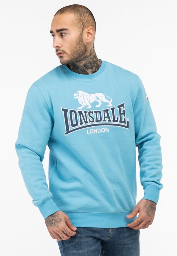 LONSDALE Herren Rundhals Sweatshirt blau