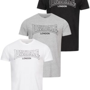 LONSDALE T-Shirt Herren 3-er Pack BEANLEY