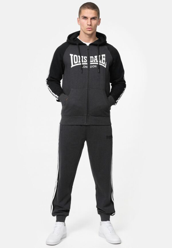 Lonsdale Zip Hoodie Herren GLENTRUAN