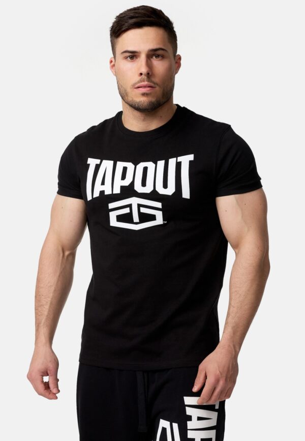 TAPOUT T-Shirt Basic Schwarz