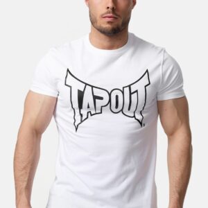 TAPOUT T-Shirt Lifestyle Basic Weiß