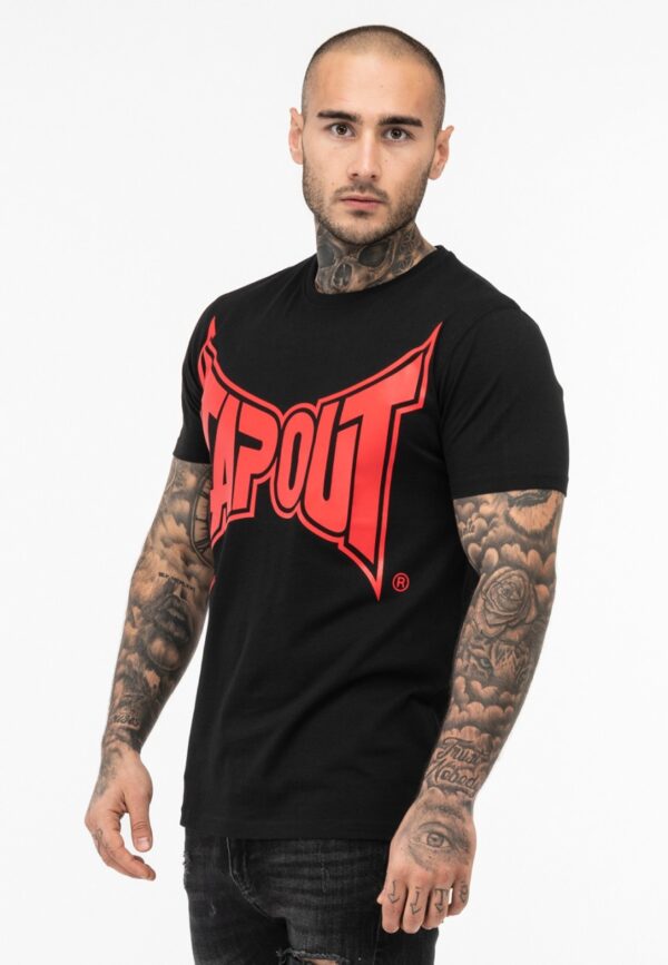 TAPOUT T-Shirt Logo TEE schwarz/rot