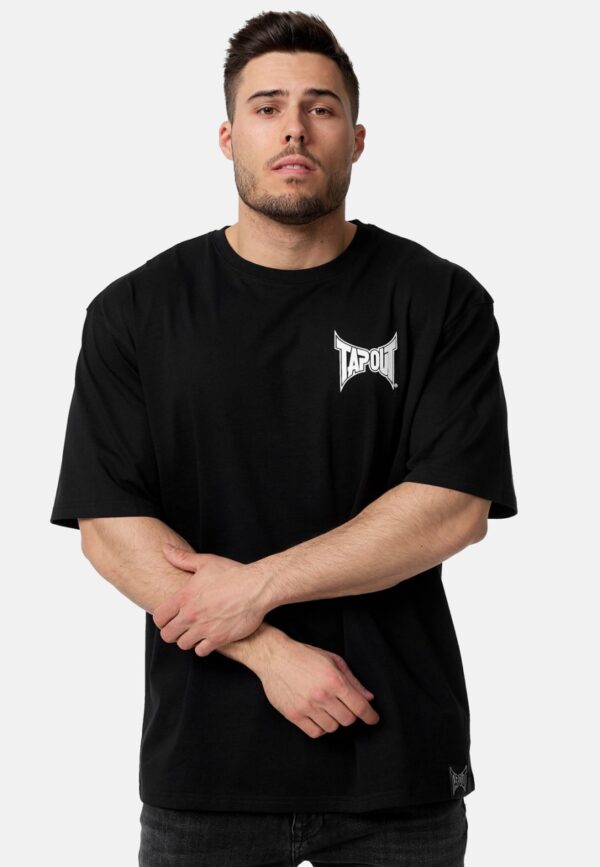 TAPOUT T-Shirt Oversize CREEKSIDE Schwarz