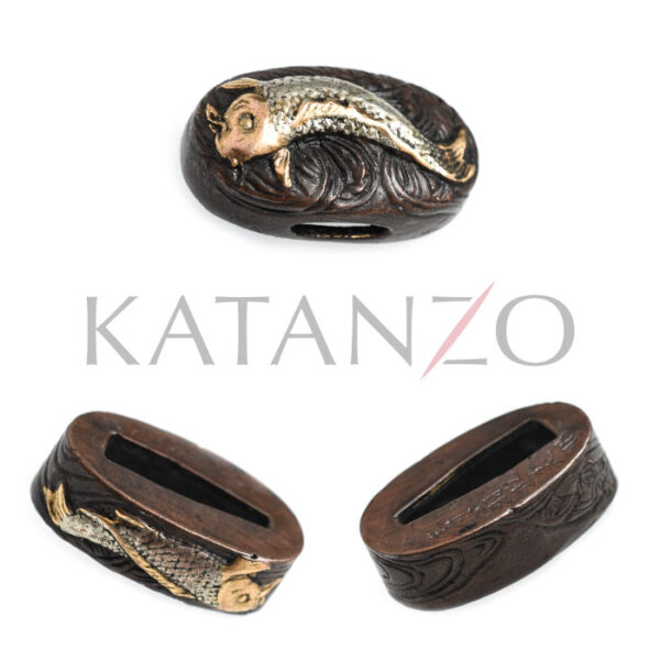 Fuchi und Kashira "Sakana no Kami"