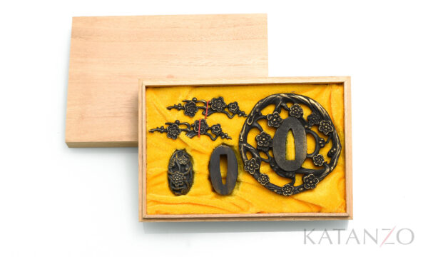 Katana Einzelteil Set "Kuroi Bara"