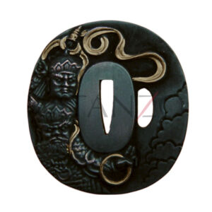 Tsuba "Gōrudobando"