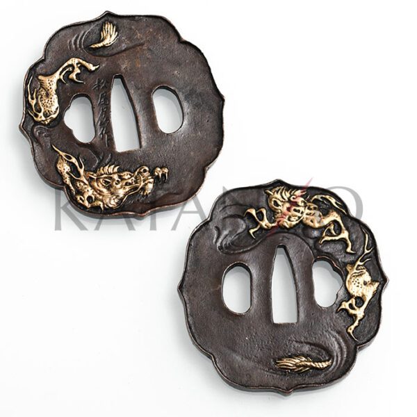 Tsuba "Yasashī Doragon"